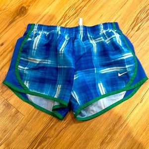 Adorable green and blue plaid Nike shorts!
